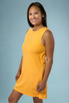 Sleeveless Mini Dress - Orange