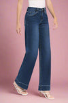 High Rise Trouser Wide Leg Jeans - LV26