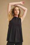 Cotton Essential Sweater Vest - Black