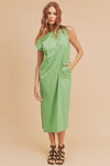 Bella Dress - Green Apple