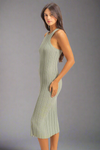 Bodycon Ribbed Knit Dress - Sage