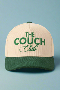 The Couch Club Corduroy Cap - Green