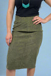 Corduroy Skirt Moss