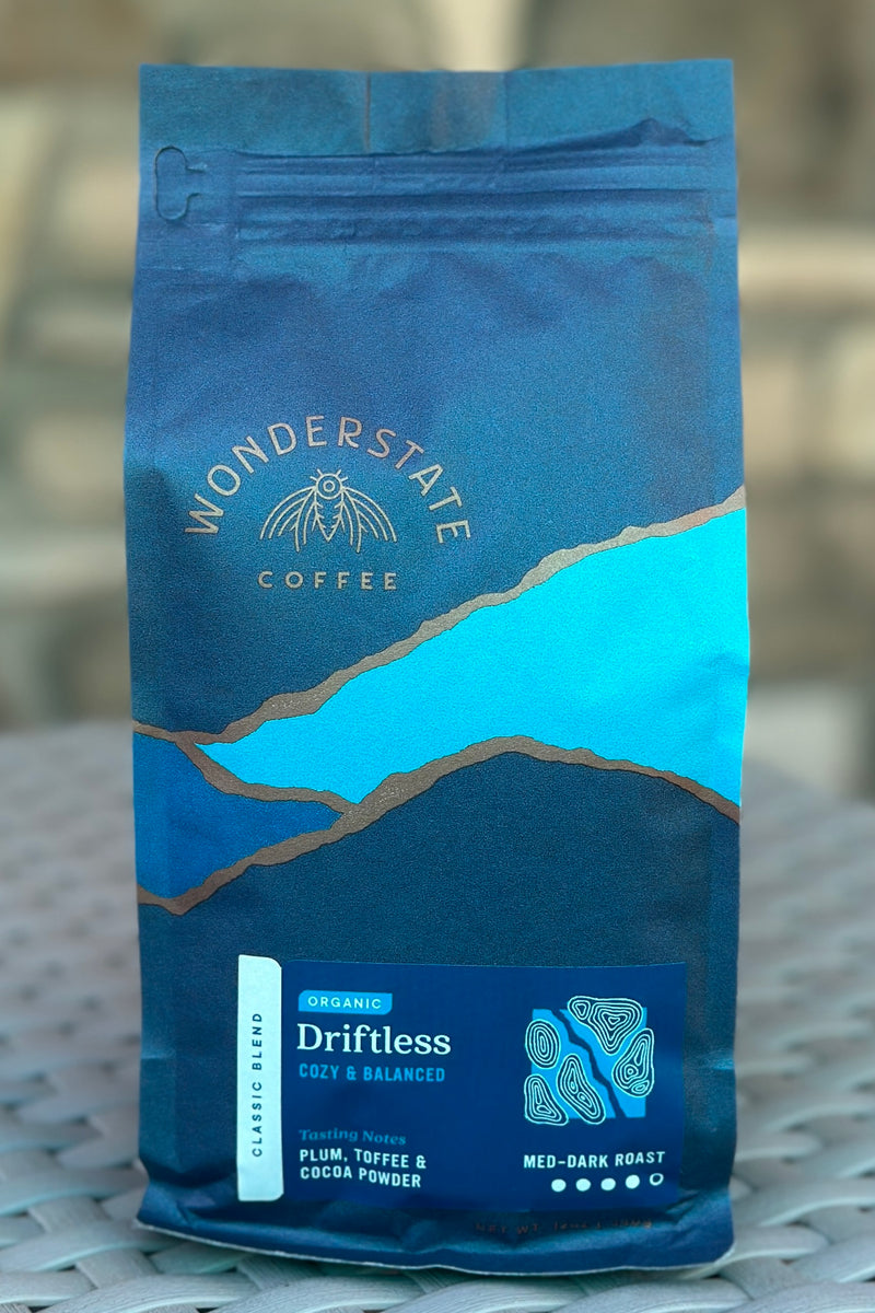 Wonderstate Driftless Whole Coffee Bean Medium Dark Roast Toffee Cocoa ...