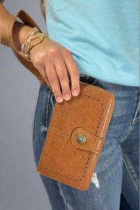 Miley Western Wallet - Brown