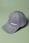 Mama Corduroy Baseball Cap - Grey
