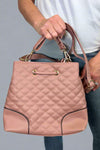 Wendy Hobo Bucket Bag - Rosewood