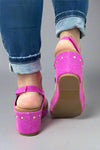 Melissa Slingback Sandal - Fuchsia