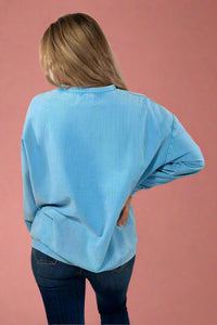Weekend Ribbed Sweatshirt