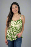 Olive Floral Strap Cami