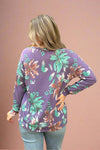 Purple Flower Top