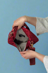 Jolie Puffer Belt Bag - Crimson Red