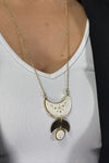 Moon Child Necklace White