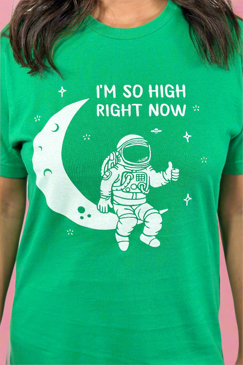 So High Graphic Tee - Green