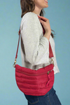 Jolie Puffer Belt Bag - Crimson Red