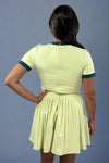 Motion Athleisure Pleated Skirt Dress - Lime