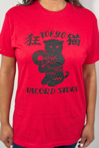 Tokyo Record Store Tee - Red