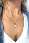Dainty Bead Chain Pendant Necklace