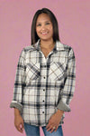 Black, Grey & Brown Plaid Flannel
