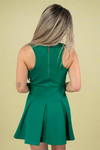 Luxeknit Sleeveless Skort Dress - Kelly Green