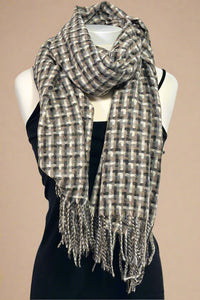 New Retro Plaid Scarf