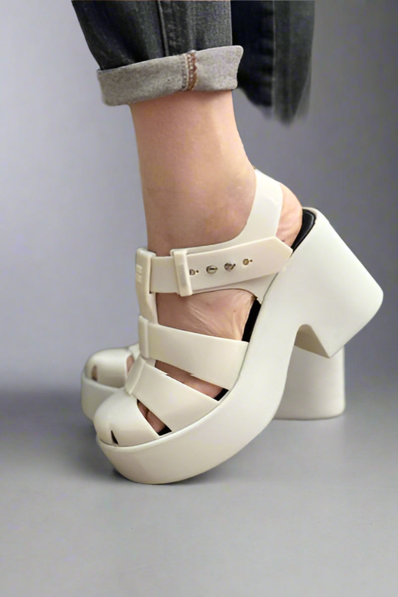 Scented Melissa Lulu Heel - Beige
