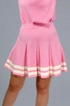 Mini Skater Sweater Skirt - Pink