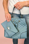 Wendy Hobo Bucket Bag - Denim