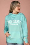 Door County Peninsula Doodle Hoodie Blue