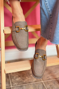 Blakely Charcoal - Modern Mule Loafer
