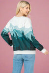 Forest Print Sweatshirt - Green