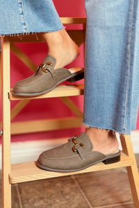Blakely Charcoal - Modern Mule Loafer