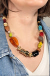 Geometric Colorful Beads Necklace