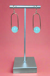 Mint Marble Earrings