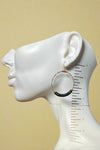 ReStrung Jewelry - Vinyl Earrings Black