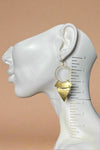 Stacked Sunra Gold Earrings