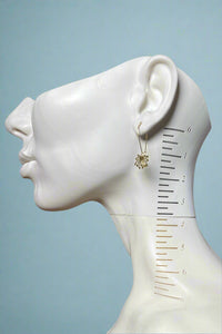 Dandelion Fluff Earrings - Gold