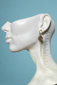 Pearl Oval Gold Earrings