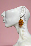 Tortoise Statement Earring