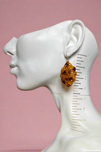 Tortoise Statement Earring