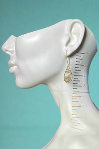Moon Ocean Earrings - Gold