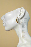 Gold Geometric Hoop Earrings