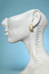 Stone Half Hoop Ivory