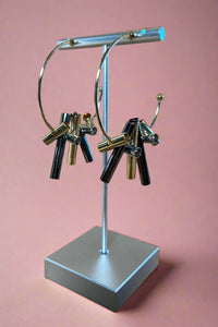 Silver&Gold Tube Hoops