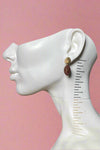 Bronze Drop Earrings