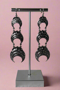 Textured Western Dangle Earrings