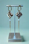 Pearl Oval Gold Earrings