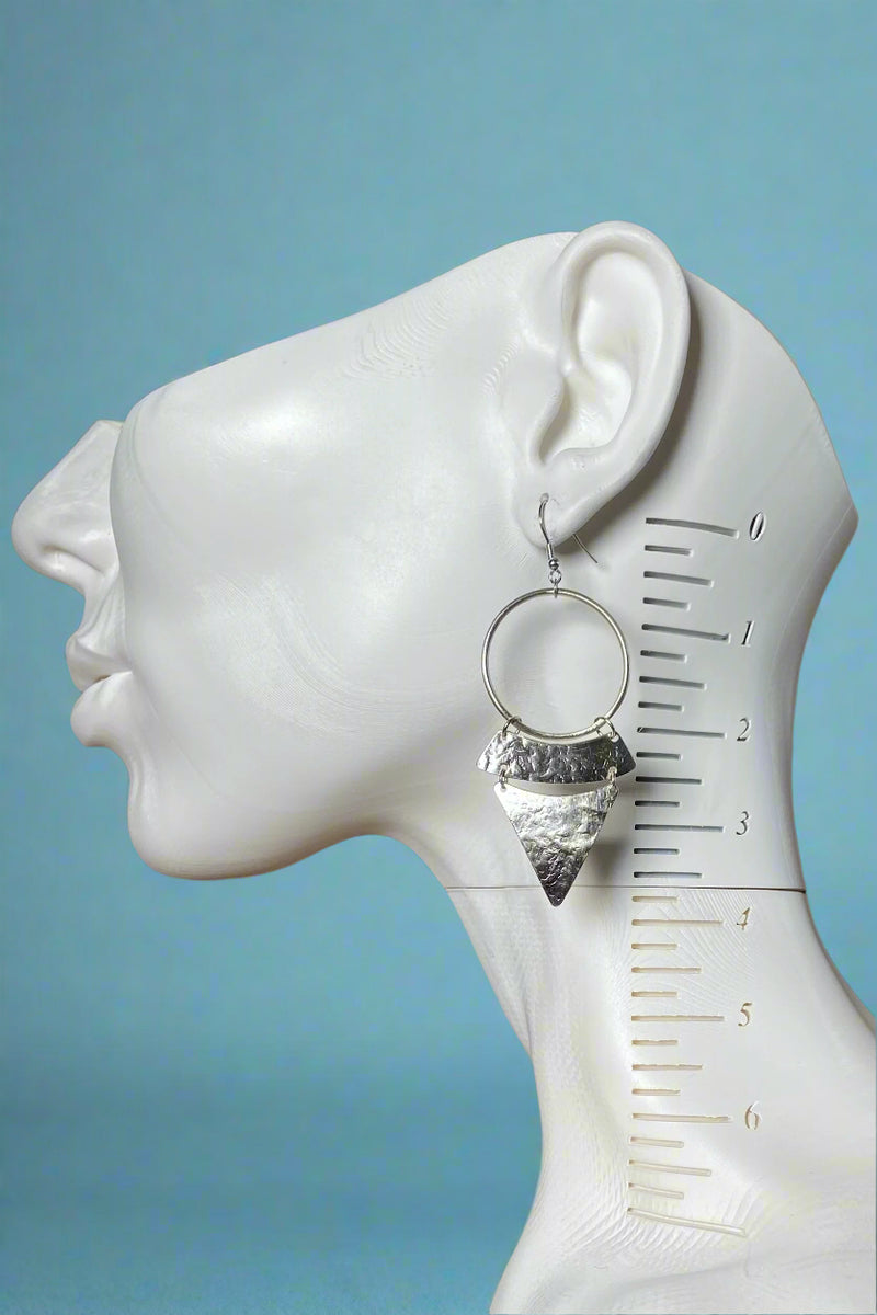 Stacked Sunra Earrings Silver: Silver / One Size