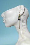 Pop Art Earrings - Blue