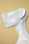 Cute Ball Ear Jacket Silver